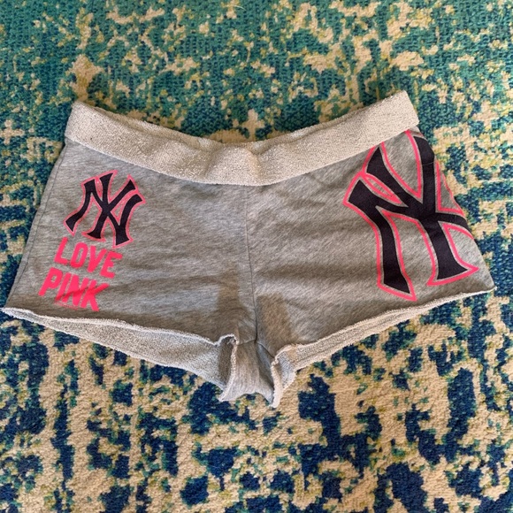 PINK Victoria's Secret Pants - Victoria’s Secret Pink NY Yankees Shorts Sz XS